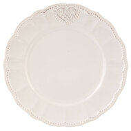Clayre & Eef | Servies Ontbijtbord Beige ø 21x2 cm | HRTDPN
