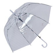 Clayre & Eef | Paraplu Volwassenen Wit 60 cm | JZUM0055W