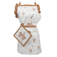 Clayre & Eef | Kind Ovenwant Beige 12x21 cm | KCS44K