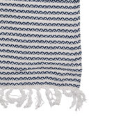 Clayre & Eef | Plaid Beige Blauw 125x150 cm | KT060.135