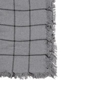 Clayre & Eef | Plaid Grijs Zwart 125x150 cm | KT060.136