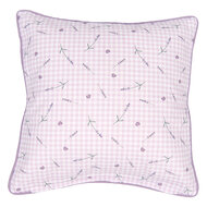 Clayre & Eef | Kussenhoes Paars, Wit 40x40 cm | LAG21