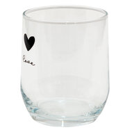 Clayre & Eef | Waterglas Transparant ø 8x9 cm / 300 ml | LBSGL0008