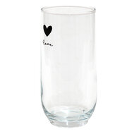 Clayre & Eef | Waterglas Transparant ø 6x14 cm / 280 ml | LBSGL0009