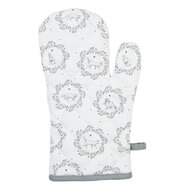 Clayre & Eef | Ovenwant Wit Grijs 18x30 cm | LGC44