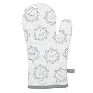 Clayre & Eef | Ovenwant Wit Grijs 18x30 cm | LGD44