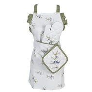 Clayre & Eef | Kind Ovenwant Beige Groen 12x21 cm | OLF44K