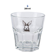 Clayre & Eef | Waterglas Transparant ø 8x8 cm / 150 ml | RAEGL0003
