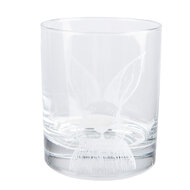 Clayre & Eef | Waterglas Transparant Wit ø 7x9 cm / 300 ml | RAEGL0005