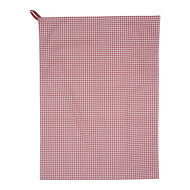 Clayre & Eef | Theedoek Rood, Wit 50x70 cm | ROR42C-2