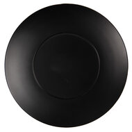 Clayre & Eef | Onderbord Zwart, Goudkleurig ø 33x1 cm | STS85-1
