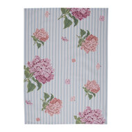 Clayre & Eef | Theedoek Wit, Roze 50x70 cm | VTG42-1