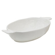 Clayre & Eef | Serveerschaal Wit 26x14x5 cm / 500 ml | WINPSO