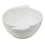 Clayre & Eef | Serveerschaal Wit 26x14x5 cm / 500 ml | WINPSO