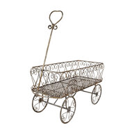 Clayre & Eef | Planthouder Bruin Beige 76x32x88 cm | 5Y1190