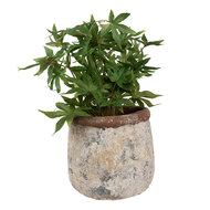 Clayre & Eef | Bloempot Binnen Beige ø 18x17 cm | 6TE0527L