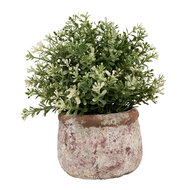 Clayre & Eef | Bloempot Binnen Beige ø 13x9 cm | 6TE0527S