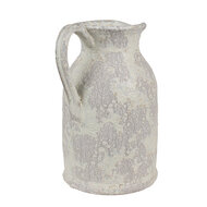 Clayre & Eef | Decoratieve Schenkkan Beige Grijs 16x13x21 cm | 6TE0538M