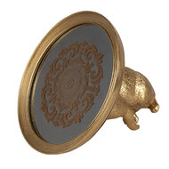 Clayre & Eef | Decoratie Taartplateau op voet Goudkleurig ø 20x16 cm | 65462