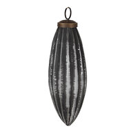 Clayre & Eef | Kerstballen Set van 4 Grijs 32x14x8 cm / ø 8x15 cm | 6GL4510