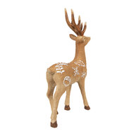 Clayre & Eef | Decoratie Hert Bruin 19x7x30 cm | 6PR4365