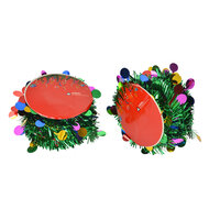 Clayre & Eef | Decoratie slinger kerst (set van 12) Groen 450 cm | 65486