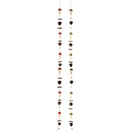 Dekoratief | Slinger m/paddenstoelen/dennenappels, 120cm | A245695