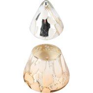 Dekoratief | Boompje geurkaars 'Chic' dennengeur, glas/wax, 9x9x16cm | A248033