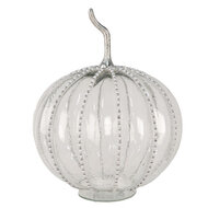 Clayre & Eef | Decoratie Pompoen Transparant ø 25x33 cm | 6GL4544XL