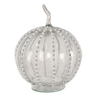 Clayre & Eef | Decoratie Pompoen Transparant ø 20x27 cm | 6GL4544L