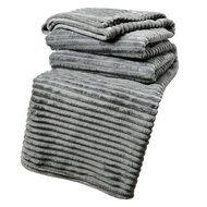 Clayre & Eef | Plaid Grigio 180x200 cm | KT060.158LG