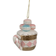 Clayre & Eef | Hanger gebak Roze 6x4x7 cm | 6PR4209
