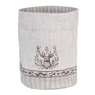 Clayre & Eef | Broodmandje Beige Bruin ø 15x16 cm | GTW50