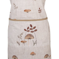 Clayre & Eef | Keukenschort Beige Bruin 70x85 cm | LFJ41