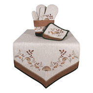 Clayre & Eef | Broodmandje Beige Bruin ø 15x16 cm | LFJ50