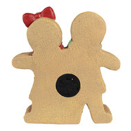Clayre & Eef | Decoratie peperkoekpoppen met LED Bruin Wit 31x10x35 cm | 6MG0049