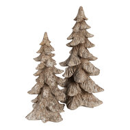 Clayre & Eef | Decoratie boom Bruin 19x18x36 cm | 6PR4291