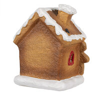 Clayre & Eef | Decoratie Huisje Bruin 10x9x12 cm | 6CE1772