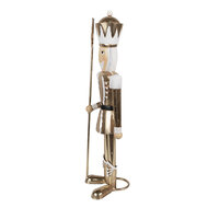 Clayre & Eef | Decoratie Beeld Notenkraker Goudkleurig 11x9x36 cm | 6Y5606