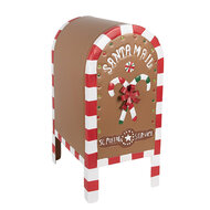 Clayre & Eef | Brievenbus Bruin Rood 22x18x34 cm | 6Y5628