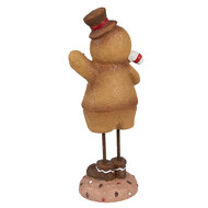 Clayre & Eef | Decoratie peperkoekpop Bruin 10x8x23 cm | 6PR4271