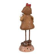 Clayre & Eef | Decoratie peperkoekpop Bruin 7x7x18 cm | 6PR4274