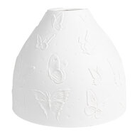 Clayre & Eef | Lampenkap Wit ø 15x12 cm | 6LAK0546