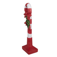 Clayre & Eef | Decoratie zuurstok Rood Wit 12x9x40 cm | 6PR4332