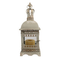 Clayre & Eef | Lantaarn Groen 20x20x51 cm | 6Y5586