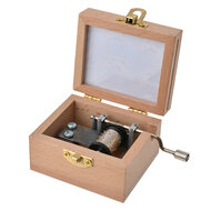 Clayre & Eef | Muziekdoos Blauw Bruin 9x6x4 cm | 65654