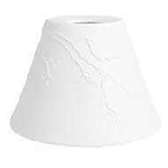 Clayre & Eef | Lampenkap Hang Wit ø 15x10 cm | 6LAK0545