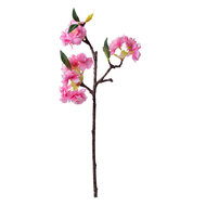Clayre & Eef | Decoratie tak met bloemen Roze 16x8x38 cm | 6PL0315