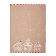 Clayre & Eef | Theedoek Bruin Wit 50x70 cm | GBB42-2