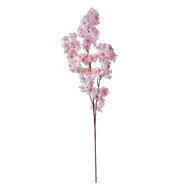 Clayre & Eef | Decoratie tak met bloemen Roze Wit 20x10x106 cm | 5PL0072
